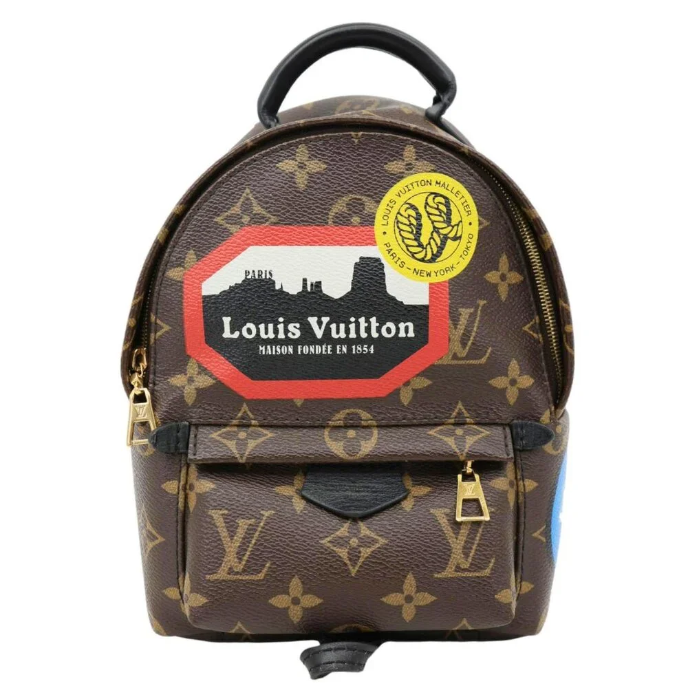 Louis Vuitton  Palm Spring World Tour Monogram Canvas Backpack Brown - Picture 3 of 14